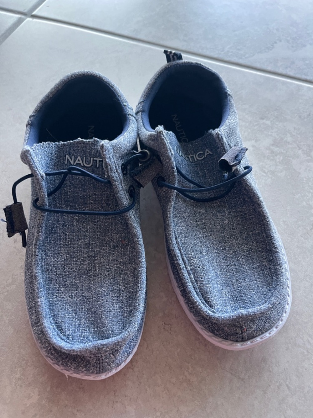 Nautica Men’s Gray Knit Slip-On Casual Loafers